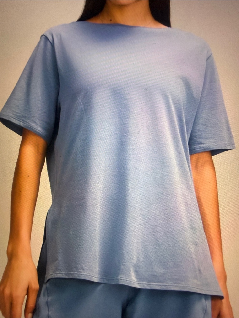 Lululemon Relaxed-Fit Boatneck T-Shirt in Oasis Blue